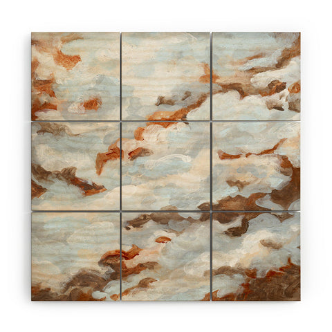 Laura Fedorowicz Clouds Dance Wood Wall Mural