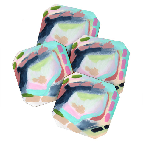 Laura Fedorowicz Crazy Daisy Coaster Set