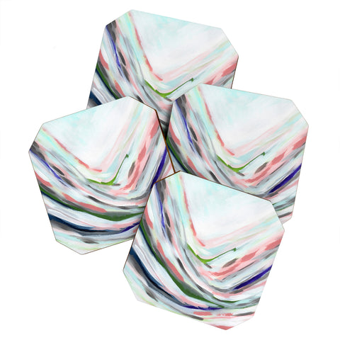 Laura Fedorowicz Dainty Abstract Coaster Set