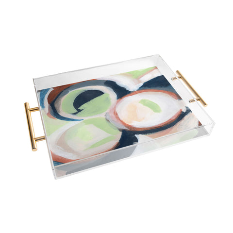 Laura Fedorowicz Embrace Abstract Acrylic Tray