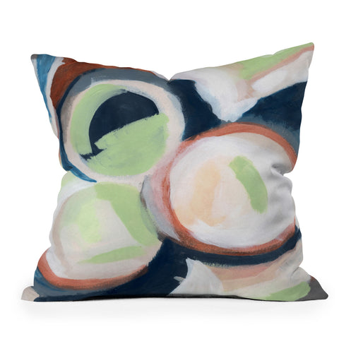 Laura Fedorowicz Embrace Abstract Outdoor Throw Pillow
