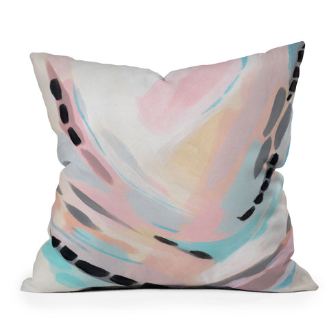 Laura Fedorowicz Eyes on Me Outdoor Throw Pillow