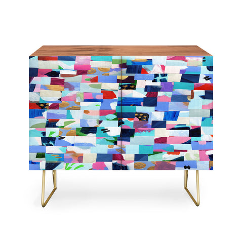 Laura Fedorowicz Fabulous Collage Blue Credenza