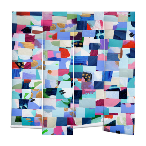 Laura Fedorowicz Fabulous Collage Blue Wall Mural