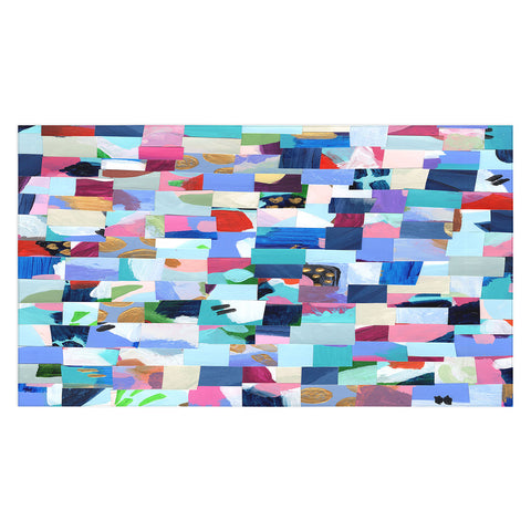 Laura Fedorowicz Fabulous Collage Blue Tablecloth