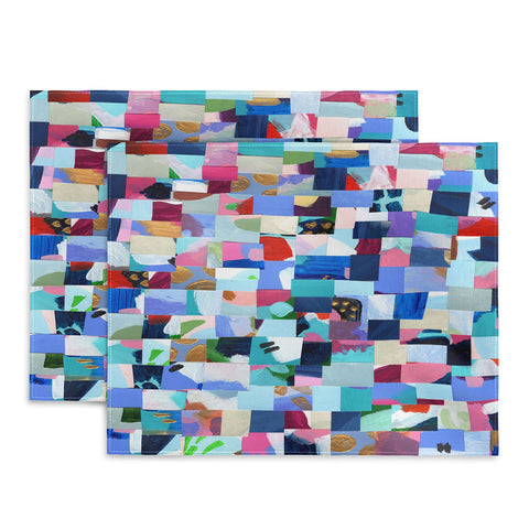 Laura Fedorowicz Fabulous Collage Blue Placemat