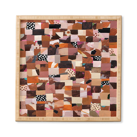 Laura Fedorowicz Fabulous Collage Brown Framed Wall Art