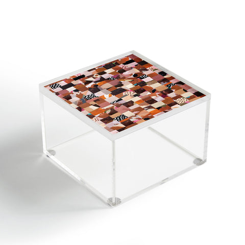 Laura Fedorowicz Fabulous Collage Brown Acrylic Box