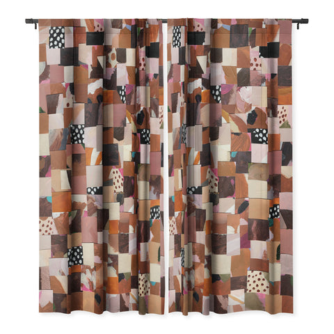 Laura Fedorowicz Fabulous Collage Brown Blackout Non Repeat