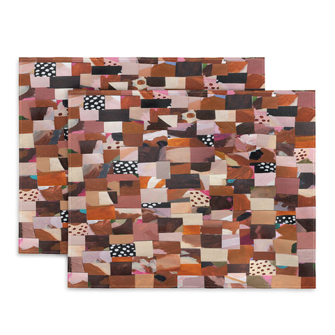 Laura Fedorowicz Fabulous Collage Brown Placemat