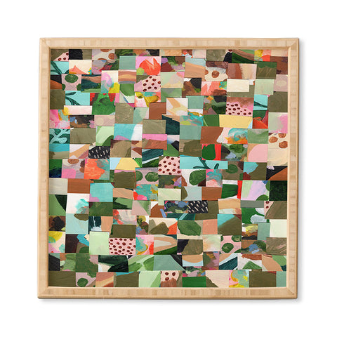 Laura Fedorowicz Fabulous Collage Green Framed Wall Art