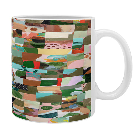 Laura Fedorowicz Fabulous Collage Green Coffee Mug