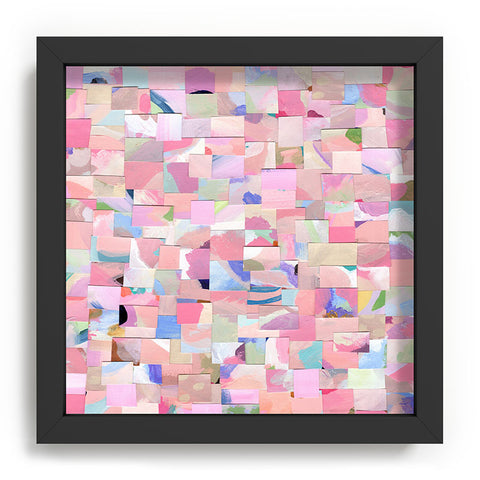 Laura Fedorowicz Fabulous Collage Pastel Recessed Framing Square
