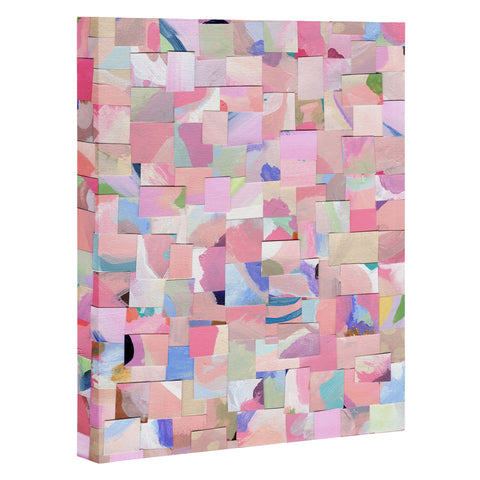 Laura Fedorowicz Fabulous Collage Pastel Art Canvas