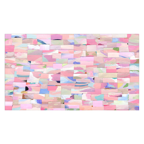 Laura Fedorowicz Fabulous Collage Pastel Tablecloth