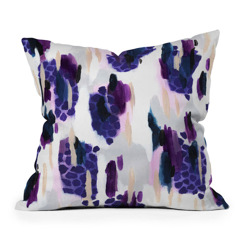 Laura Fedorowicz Fierce and Loyal Outdoor Throw Pillow