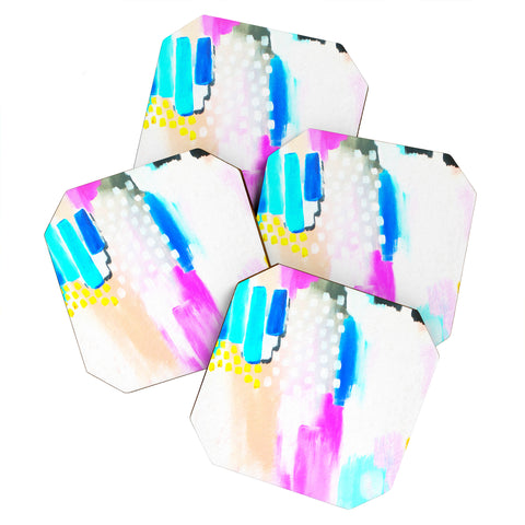 Laura Fedorowicz Free Abstract Coaster Set