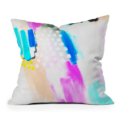 Laura Fedorowicz Free Abstract Outdoor Throw Pillow