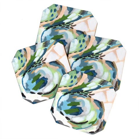 Laura Fedorowicz Greenery Coaster Set