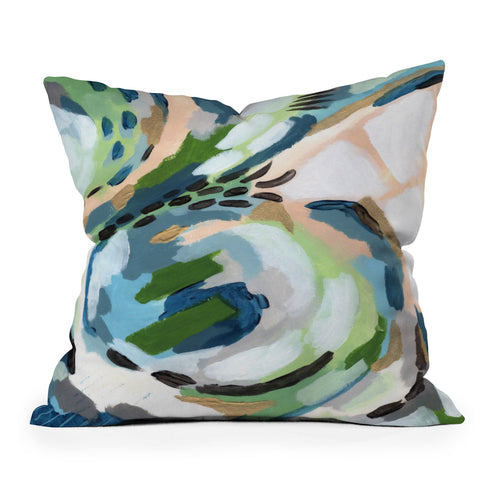 Laura Fedorowicz Greenery Outdoor Throw Pillow