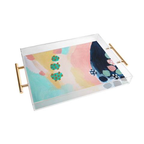 Laura Fedorowicz Happy is Contagious Acrylic Tray