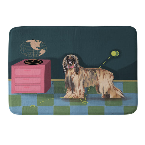 Laura Fedorowicz Happy Portrait Memory Foam Bath Mat
