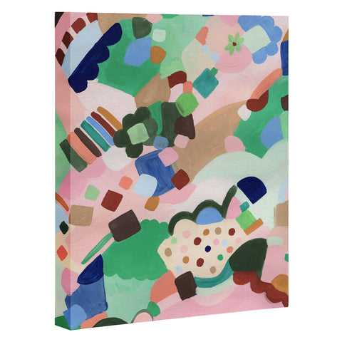 Laura Fedorowicz Happy Shapes Art Canvas