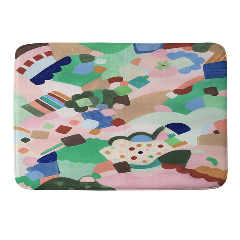 Laura Fedorowicz Happy Shapes Memory Foam Bath Mat