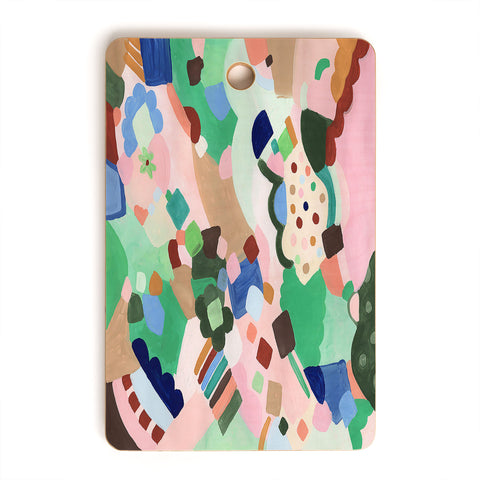 Laura Fedorowicz Happy Shapes Cutting Board Rectangle