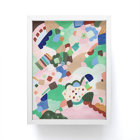 Laura Fedorowicz Happy Shapes Framed Mini Art Print
