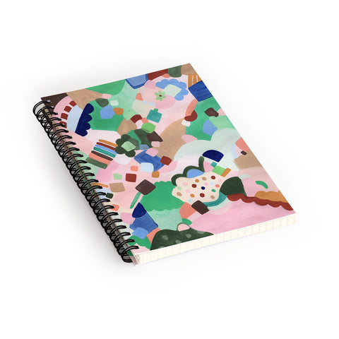Laura Fedorowicz Happy Shapes Spiral Notebook
