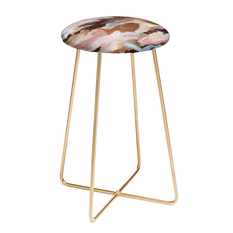 Laura Fedorowicz Homebody Abstract Counter Stool