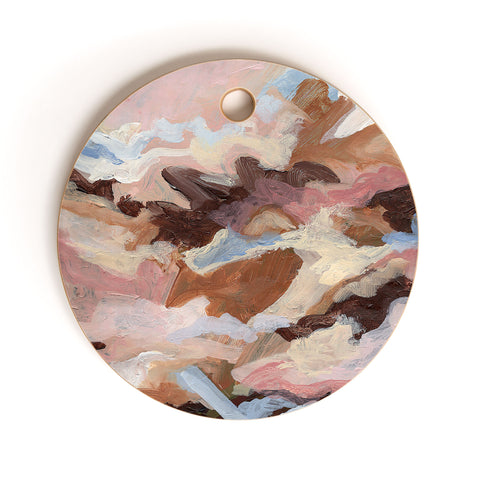 Laura Fedorowicz Homebody Abstract Cutting Board Round