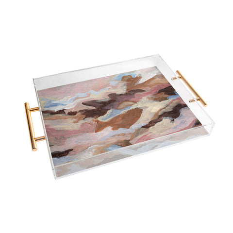 Laura Fedorowicz Homebody Abstract Acrylic Tray