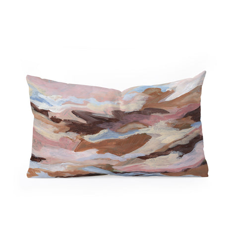 Laura Fedorowicz Homebody Abstract Oblong Throw Pillow