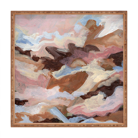 Laura Fedorowicz Homebody Abstract Square Tray