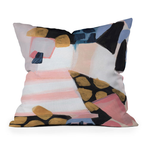 Laura Fedorowicz Is it that Easy Outdoor Throw Pillow