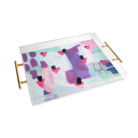 Laura Fedorowicz Just Gems Abstract Acrylic Tray