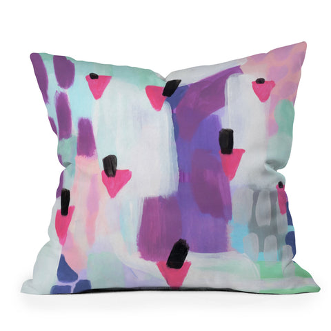 Laura Fedorowicz Just Gems Abstract Outdoor Throw Pillow