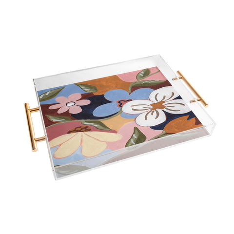 Laura Fedorowicz Like the Flowers Need the Rain Acrylic Tray