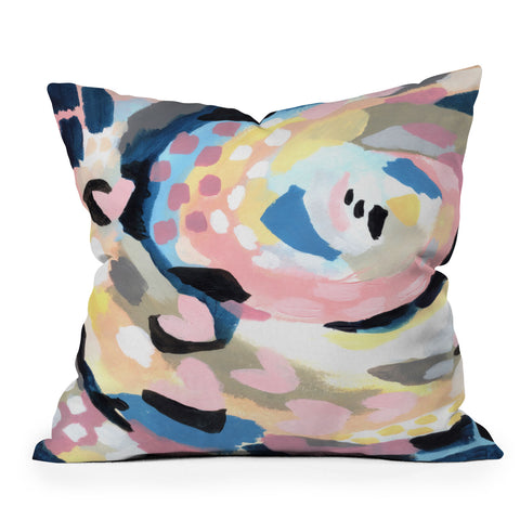 Laura Fedorowicz Lover Outdoor Throw Pillow