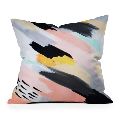 Laura Fedorowicz One Way Outdoor Throw Pillow