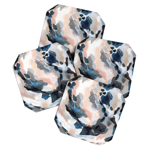 Laura Fedorowicz Parchment Abstract Two Coaster Set