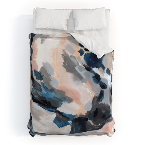 Laura Fedorowicz Parchment Abstract Two Duvet Cover