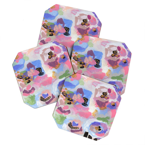 Laura Fedorowicz Pastel Sunglasses Coaster Set