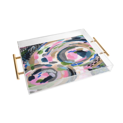 Laura Fedorowicz Pebble Abstract Acrylic Tray