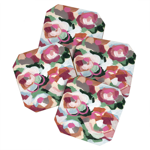 Laura Fedorowicz Poppy Petals Coaster Set