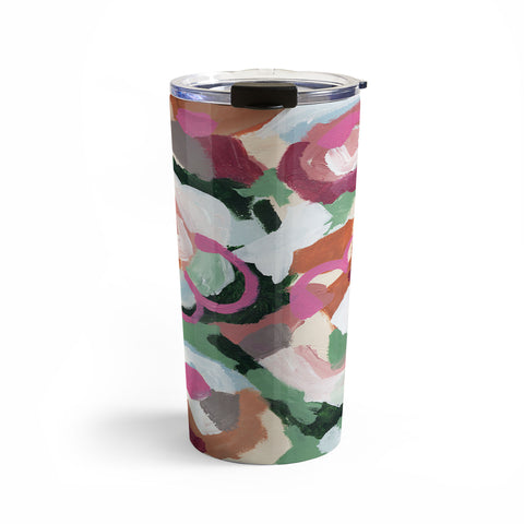 Laura Fedorowicz Poppy Petals Travel Mug