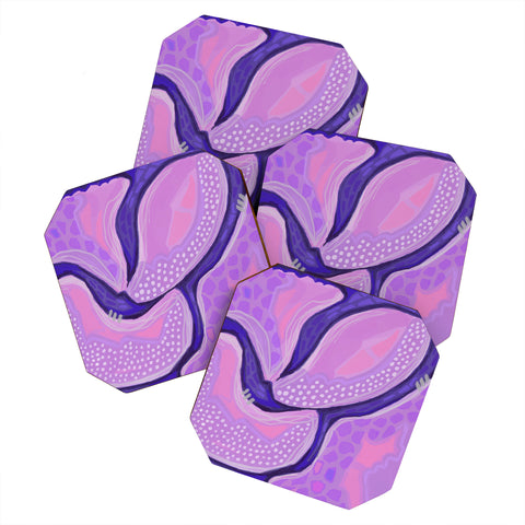 Laura Fedorowicz Posey Coaster Set