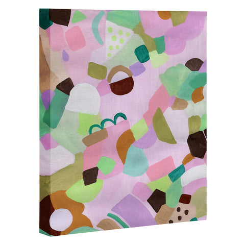 Laura Fedorowicz Purple Heart Sunnies Art Canvas